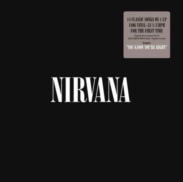 This is a 2 LP Vinyl SKU bundle.
1.This LP Vinyl is brand new.Format: LP VinylMusic Style: GrungeThis item's title is: Nirvana (150G/Dl Code)Artist: NirvanaLabel: GEFFENBarcode: 602547378781Release Date: 12/4/2015
2.This LP Vinyl is brand new.