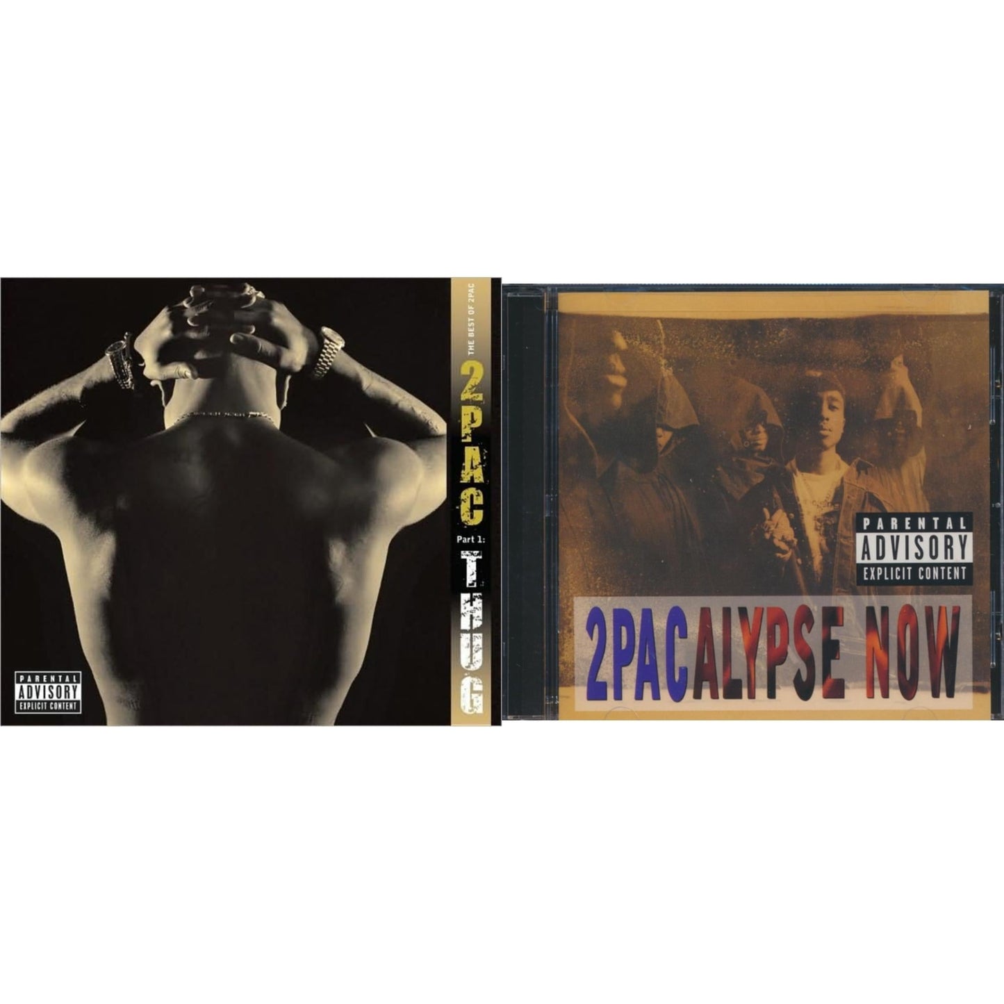This is a 2 CD SKU bundle.
1.This CD is brand new.Format: CDMusic Style: GangstaThis item's title is: 2Pacalypse NowArtist: 2PacLabel: Interscope RecordsBarcode: 012414163325Release Date: 7/18/2011
2.This CD is brand new.