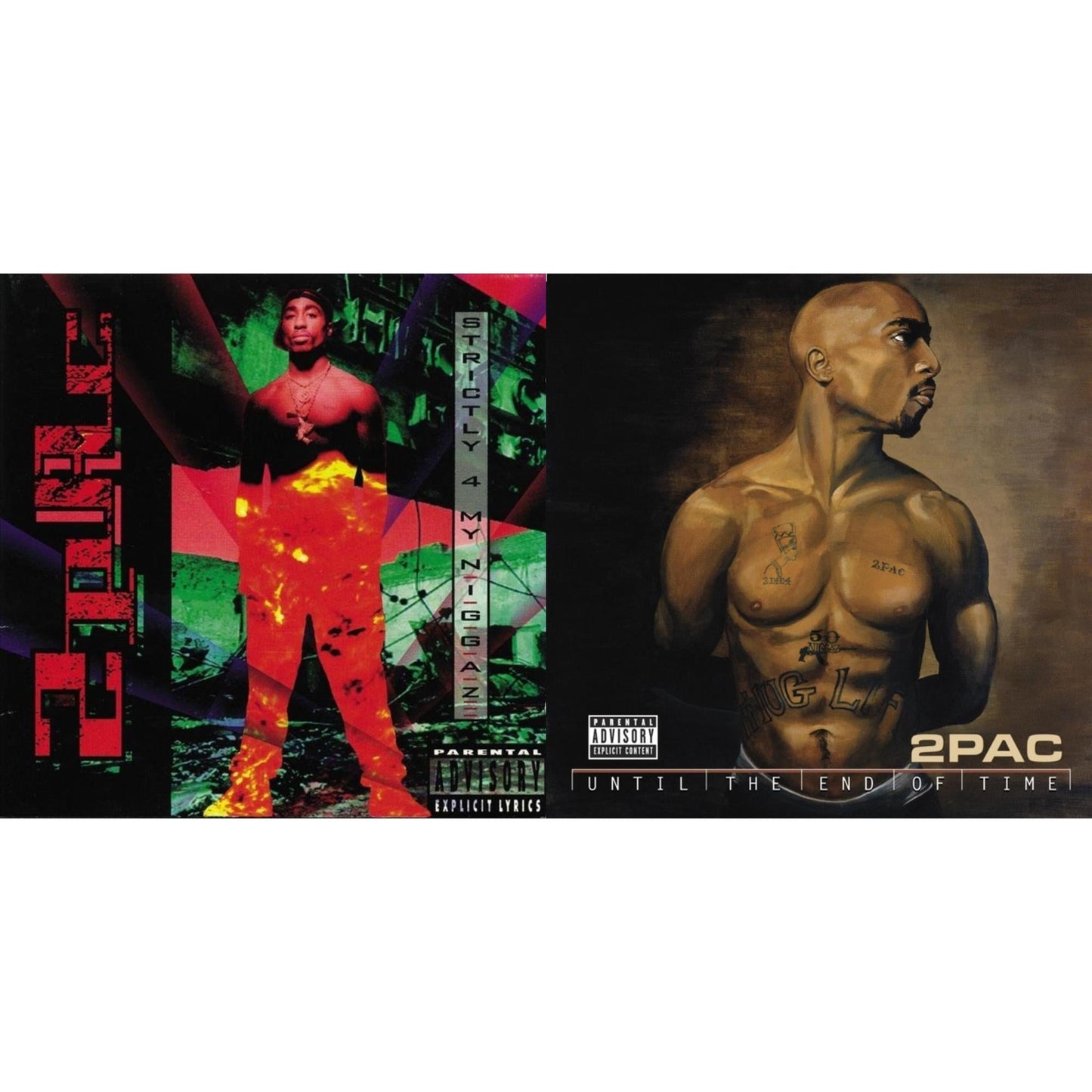 This is a 2 LP Vinyl SKU bundle.
1.This LP Vinyl is brand new.Format: LP VinylMusic Style: GangstaThis item's title is: Until The End Of Time(X) (4LP)Artist: 2PacLabel: INTERSCOPEBarcode: 602435334066Release Date: 7/23/2021
2.This LP Vinyl is brand new.