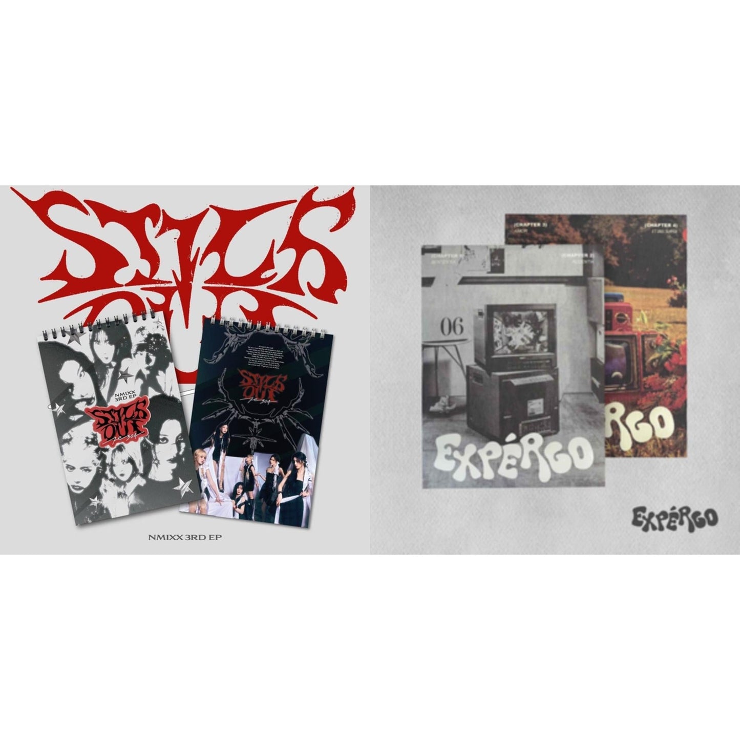 This is a 2 CD SKU bundle.
1.This CD is brand new.Format: CDThis item's title is: Fe3o4: Stick Out (Nephelomancy Ver.)Artist: NmixxBarcode: 198704000126Release Date: 8/23/2024
2.This CD is brand new.