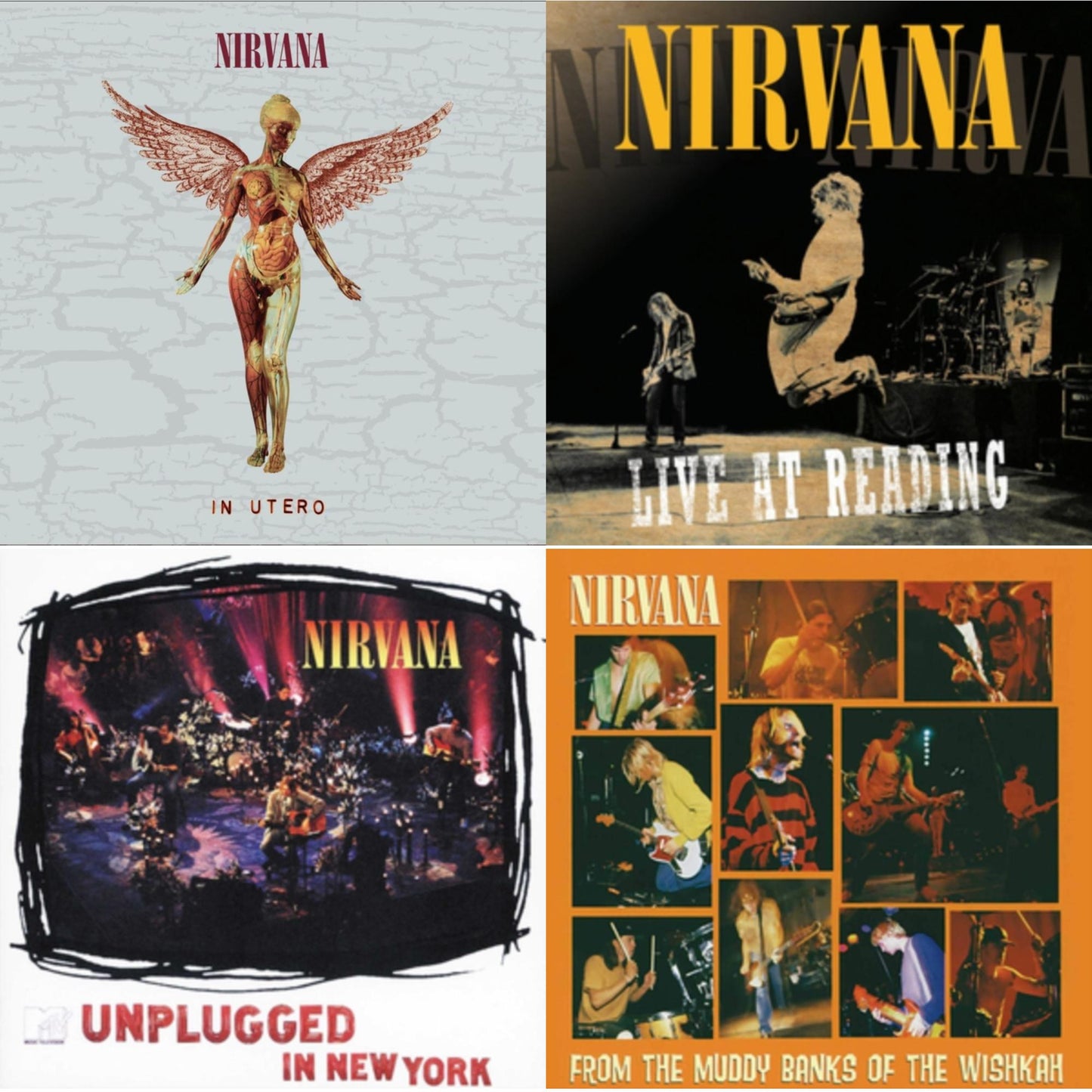 This is a 4 CD SKU bundle.
1.This CD is brand new.Format: CDMusic Style: GrungeThis item's title is: In Utero (30Th Anniversary) (2CD)Artist: NirvanaLabel: UMeBarcode: 602455178572Release Date: 10/27/2023
2.This CD is brand new.