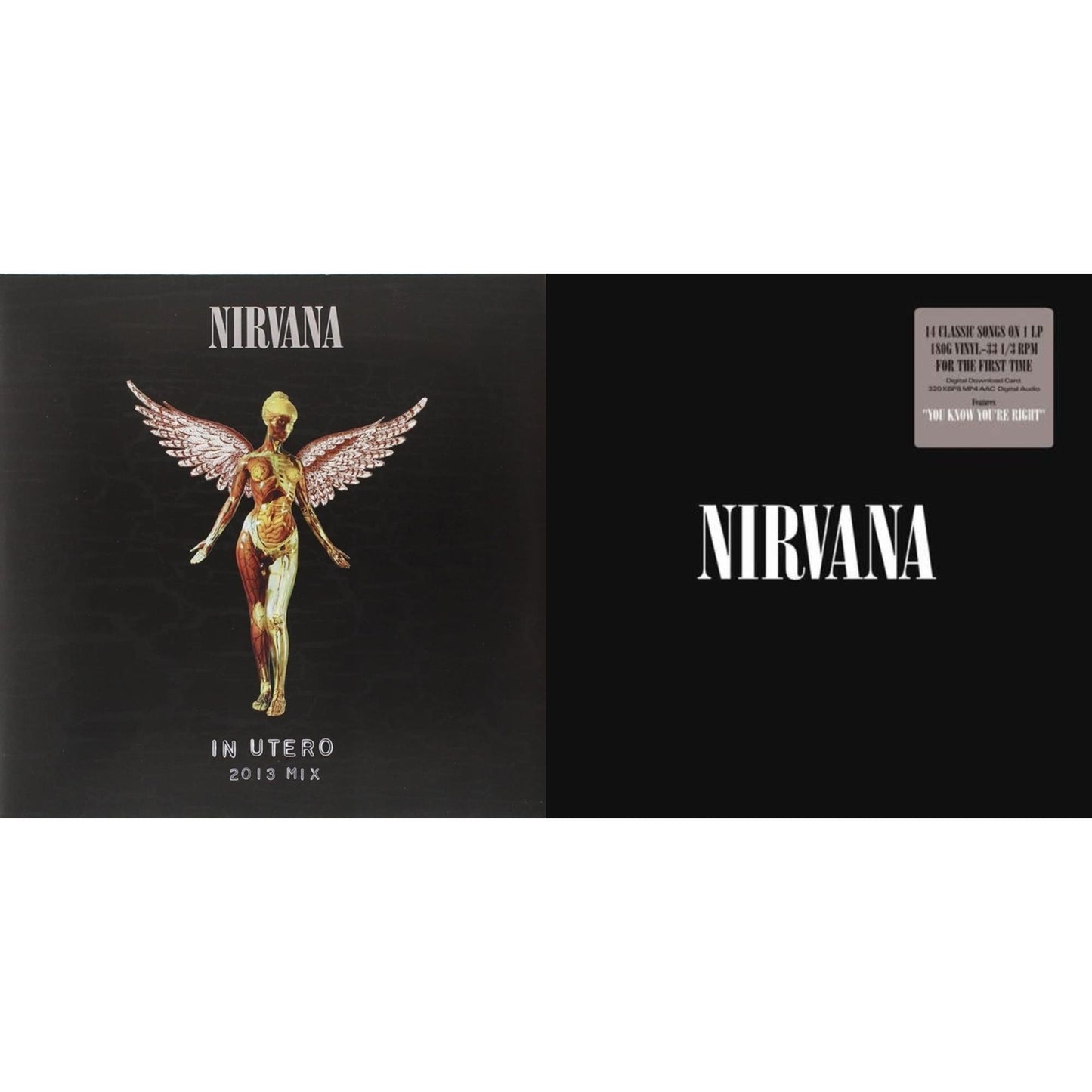 This is a 2 LP Vinyl SKU bundle.
1.This LP Vinyl is brand new.Format: LP VinylMusic Style: GrungeThis item's title is: In Utero: 2013 Mix (2LP)Artist: NirvanaLabel: GEFFEN RECORDSBarcode: 602537483471Release Date: 5/19/2014
2.This LP Vinyl is brand new.