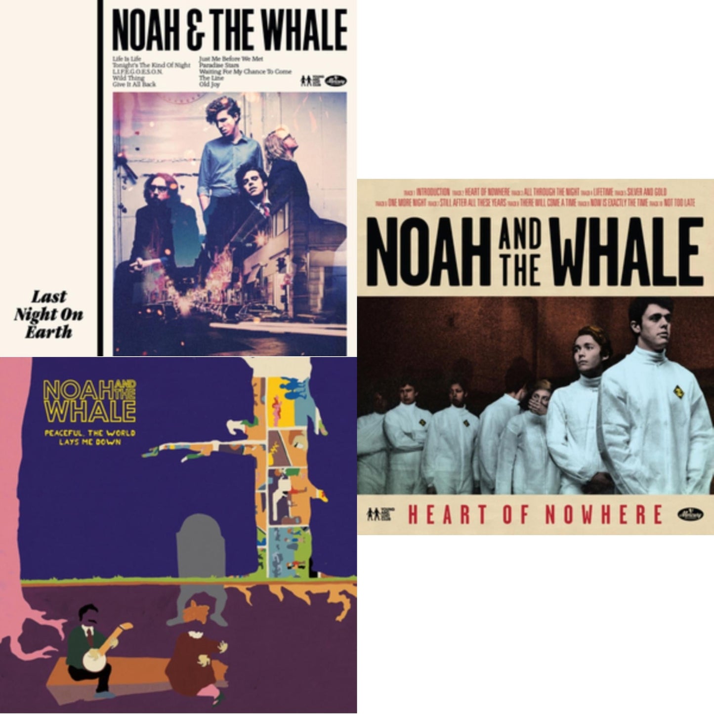 This is a 3 LP Vinyl SKU bundle.
1.This LP Vinyl is brand new.Format: LP VinylMusic Style: FolkThis item's title is: Peaceful, The World Lays Me DownArtist: Noah & The WhaleBarcode: 805520240109Release Date: 11/18/2022
2.This LP Vinyl is brand new.