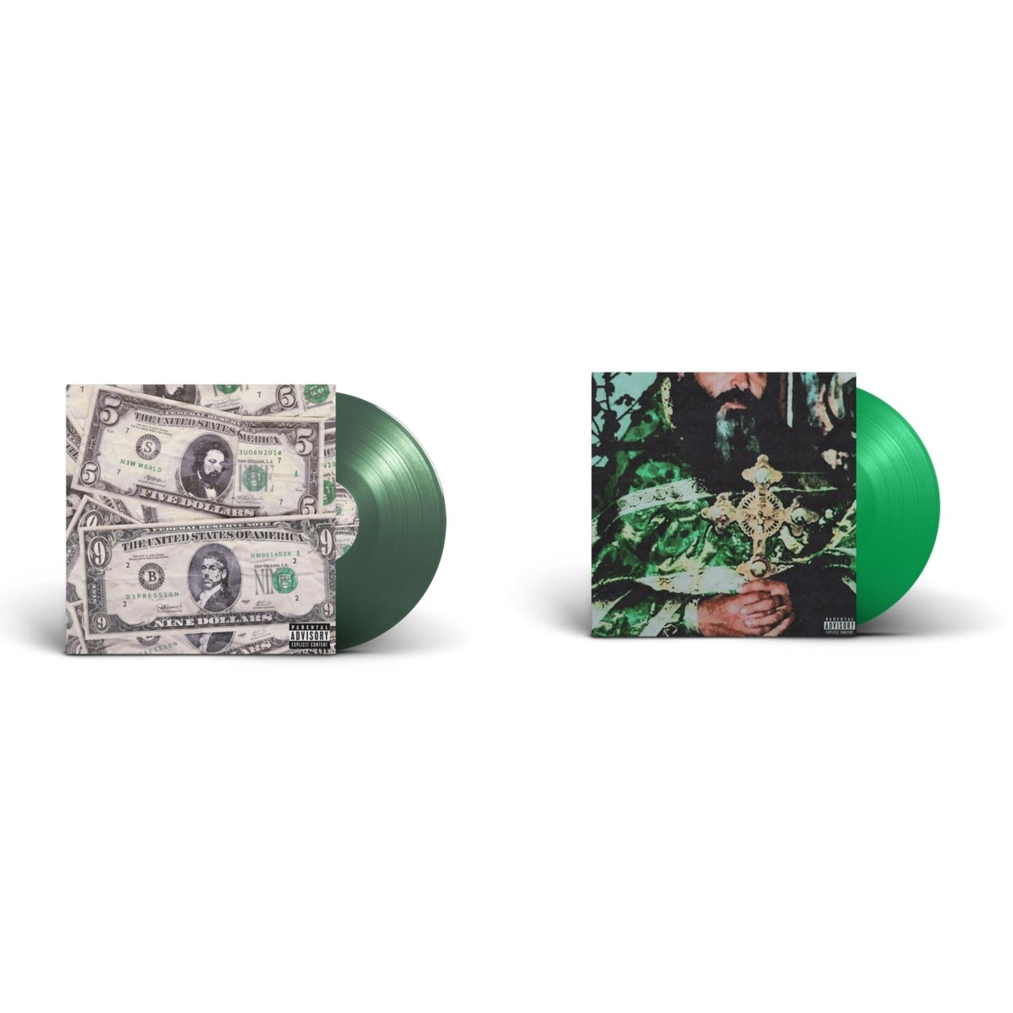 This is a 2 LP Vinyl SKU bundle.
1.This LP Vinyl is brand new.Format: LP VinylMusic Style: Cloud RapThis item's title is: Sing Me A Lullaby My Sweet Temptation (Green LP Vinyl)Artist: $Uicideboy$Label: G*59 RecordsBarcode: 196925411752Release Date: 4/28/2023
2.