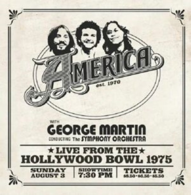 America: Live At The Hollywood Bowl 1975 (Ruby Red Vinyl/2LP) & Hat Trick (Limited/Orange & Black Mixed/180G)