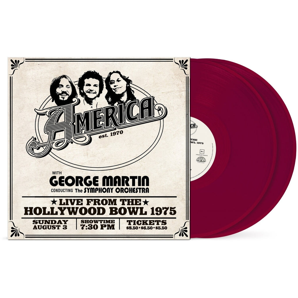 America: Live At The Hollywood Bowl 1975 (Ruby Red Vinyl/2LP) & Heritage Ii: Demos/Alternate Takes 1971–1976 & Hat Trick (Limited/Orange & Black Mixed/180G)