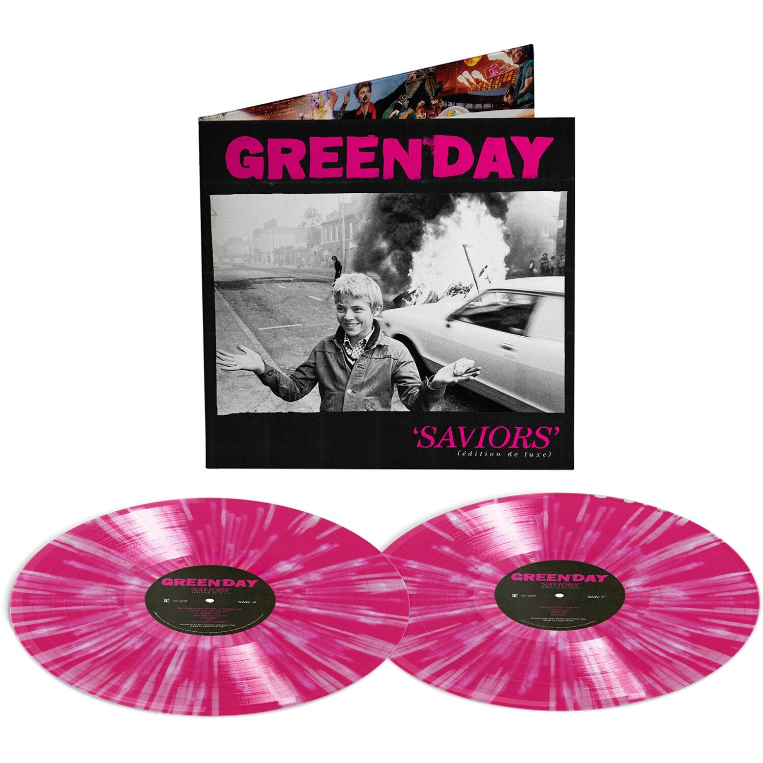 Saviors (Edition De Luxe/2LP/Hot Pink W/ White Splatter Vinyl) & American Idiot (2LP/Red & Black Splatter Vinyl) & Saviors (180G/Deluxe LP Vinyl) & Bbc Sessions (X) (2LP) & Insomniac (25Th Anniversary/2LP)