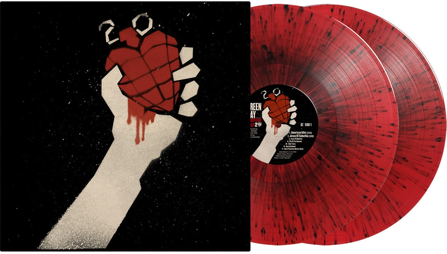 American Idiot (2LP/Red & Black Splatter Vinyl) & Saviors