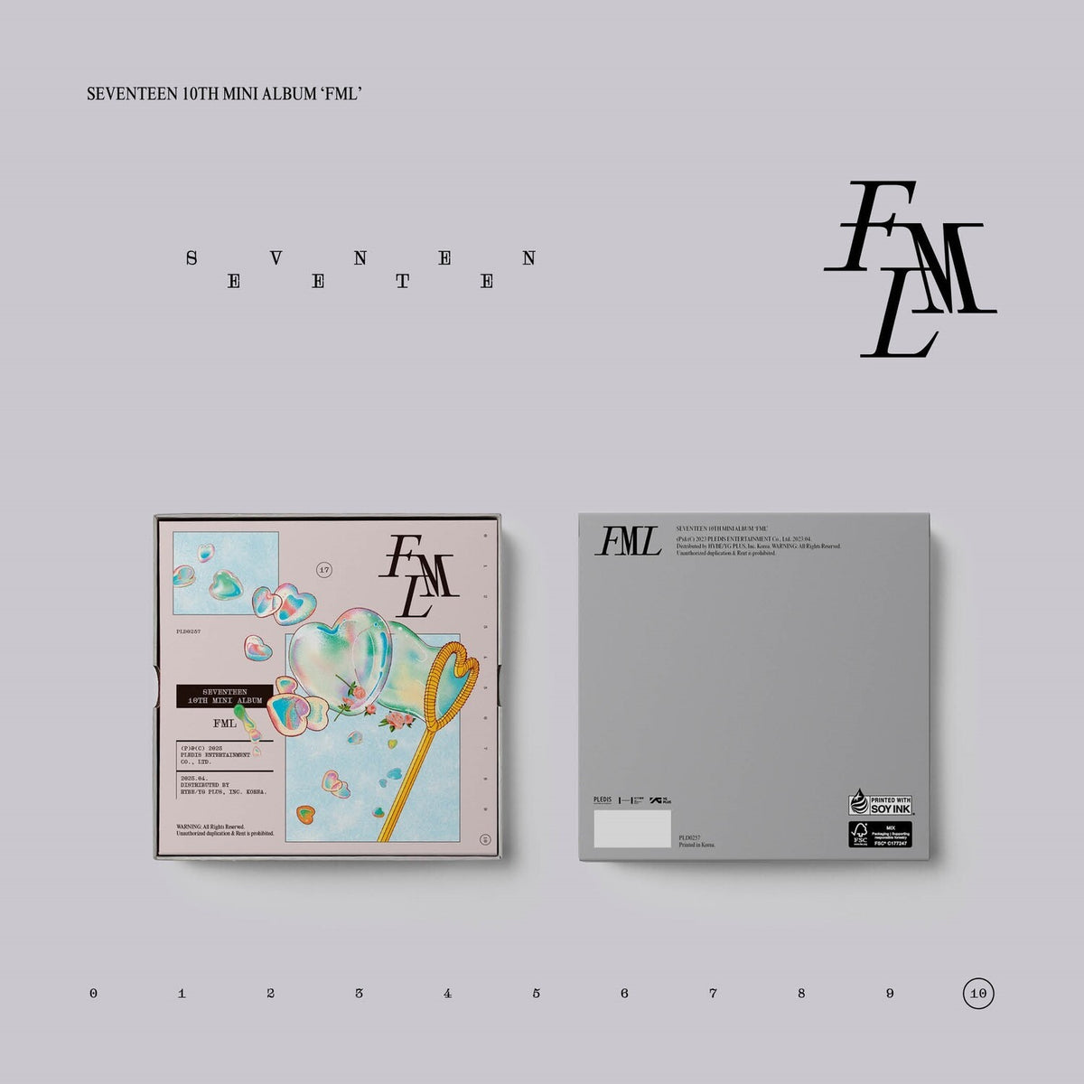 Fml (10Th Mini Album) (Carat Ver.) & Seventeen 11Th Mini Album Seventeenth Heaven (Carat Ver.)