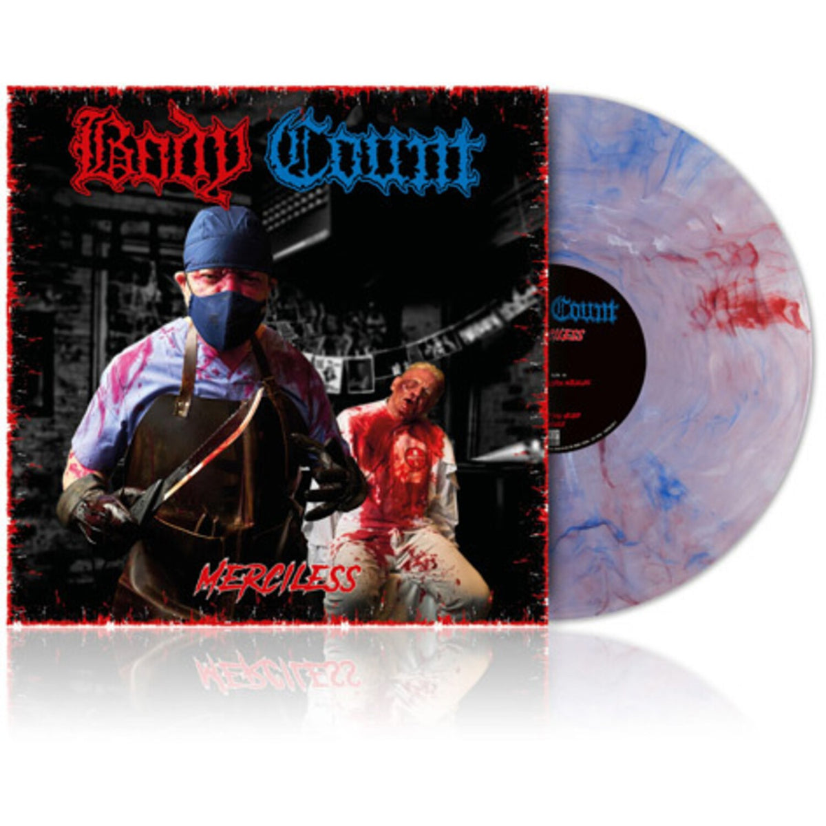 Merciless (Demo Crips & Blood Publicans LP Vinyl) (Us Version) & Manslaughter (Cloudy Blood Red/Ultra Clear LP Vinyl)