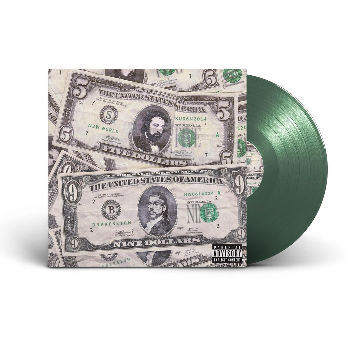 Long Term Effects Of Suffering (Glow Green LP Vinyl) & New World Depression (Coke Bottle LP Vinyl) & I Want To Die In New Orleans (Silver LP Vinyl)