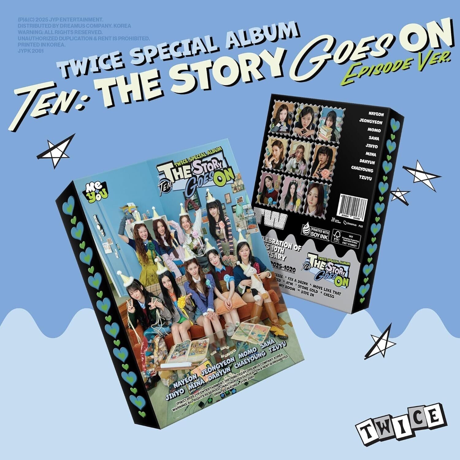 With You-Th (Blast Ver.) & This Is For (Digipack Ver.) & Ten: The Story Goes On (Episode Ver.) & Ready To Be (12Th Mini Album) & Ready To Be (12Th Mini Album) Digipack Version
