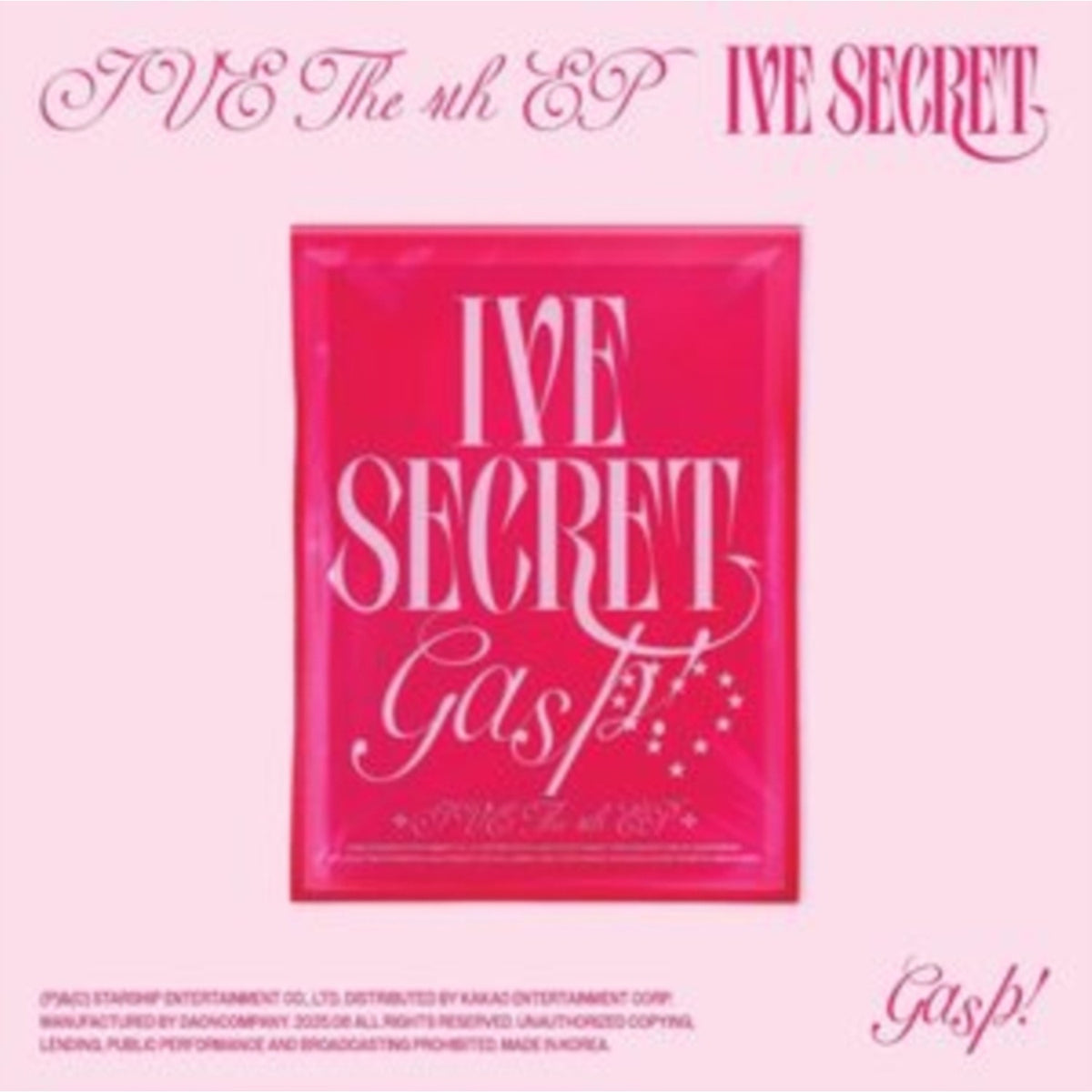 Ive The 4Th Ep Ive Secret (Gasp! Ver.) & I've Ive (Volume 1/Special Version)