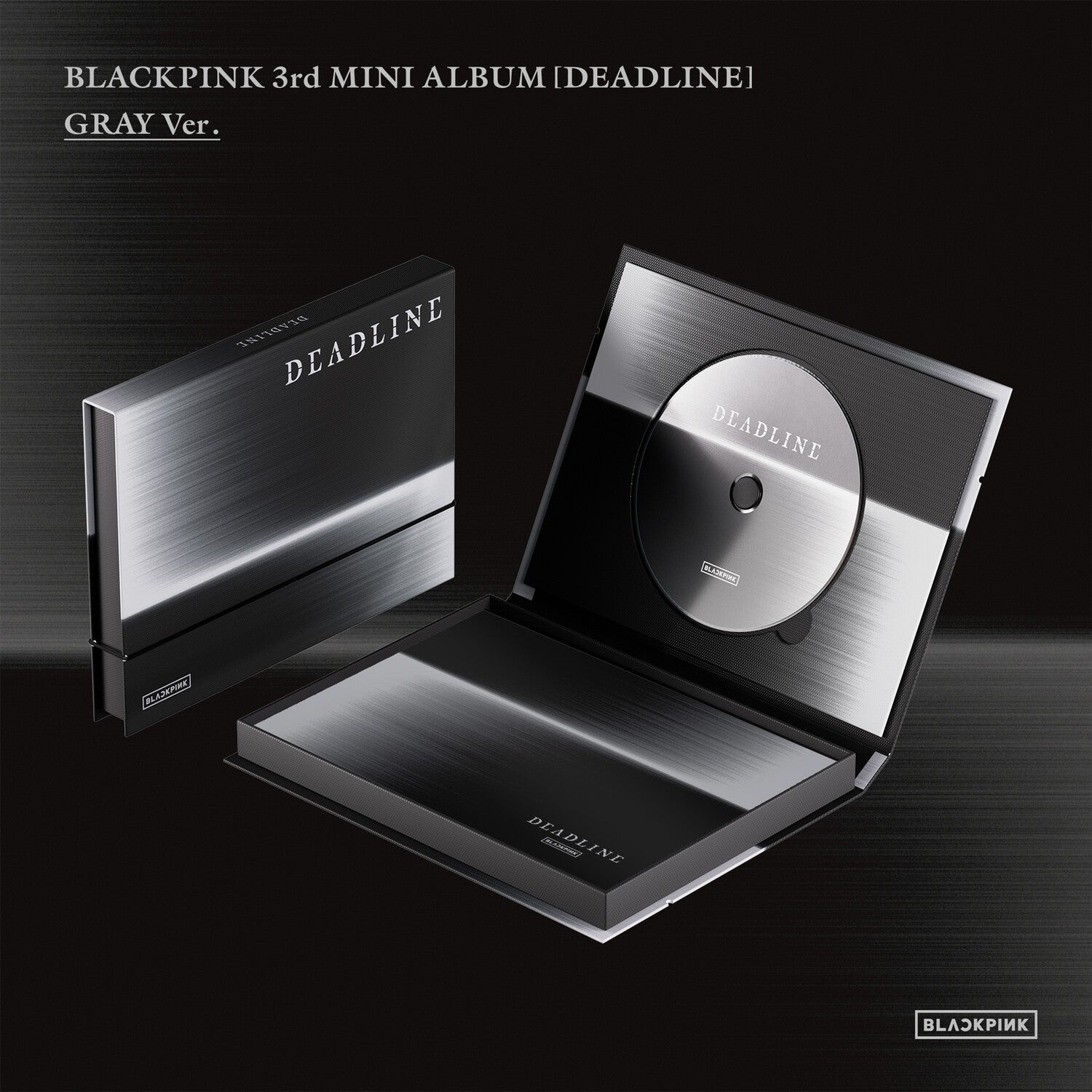 Deadline-Blackpink The 3Rd Mini Album (Silver Ver.-Lisa) & Deadline-Blackpink The 3Rd Mini Album (Gray Ver.)