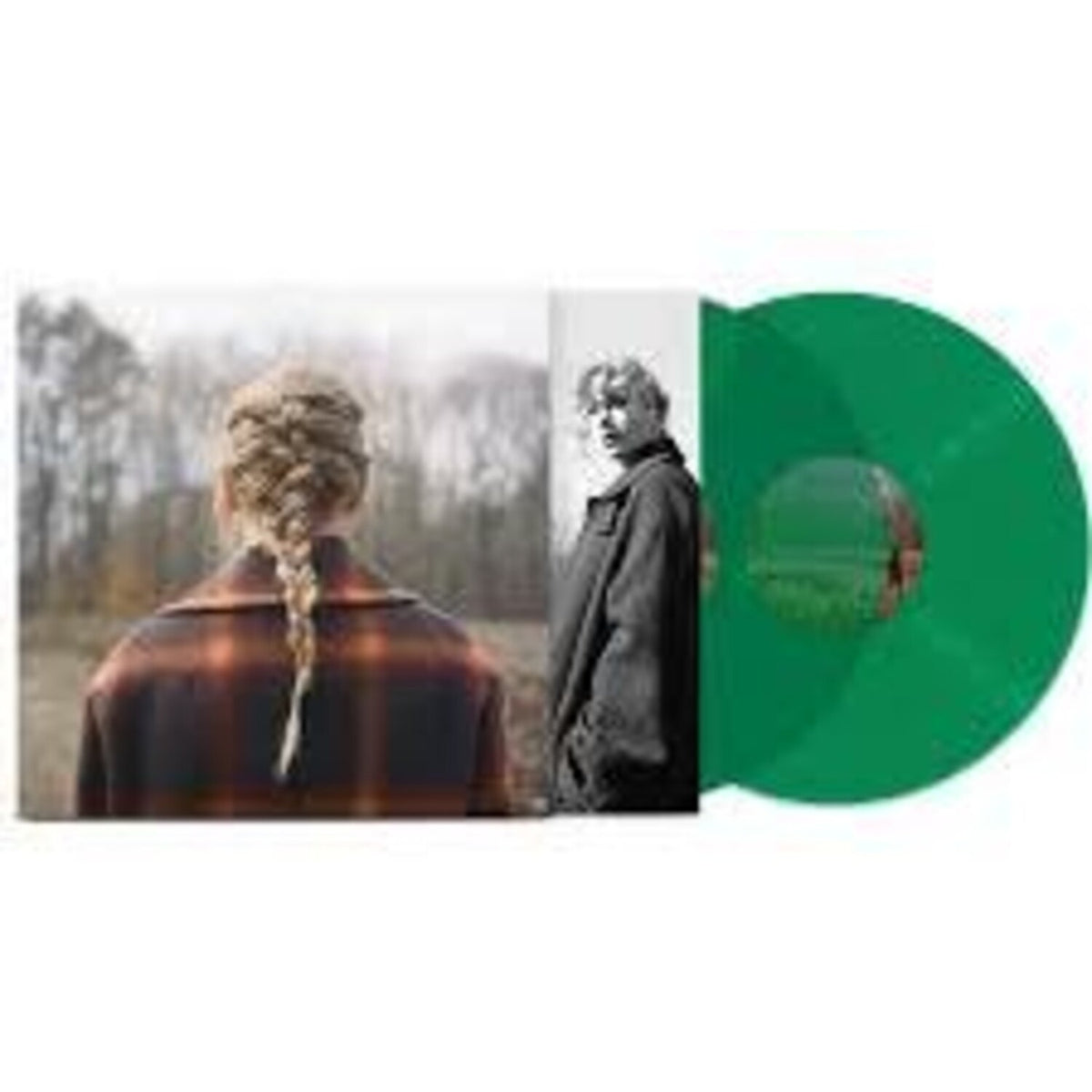 Folklore (X) (Beige Vinyl/2LP) & Taylor Swift - Evermore (Translucent Green Vinyl/2LP)