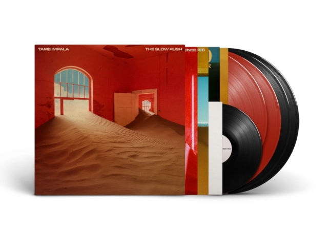 This is a 5 LP Vinyl SKU bundle.
1.This LP Vinyl is brand new.Format: LP VinylMusic Style: Psychedelic RockThis item's title is: Slow Rush (Deluxe/2-Transparent Red LP Vinyl/3-Black LP Vinyl)Artist: Tame ImpalaLabel: INTERSCOPEBarcode: 602438539871Release Date: 4/22/2022
2.
