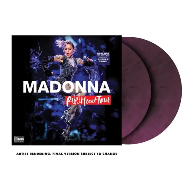Rebel Heart Tour (X) (Purple Galaxy Swirl Vinyl/2LP) & Rebel Heart & Veronica Electronica (Clear LP Vinyl) & Bedtime Stories (The Silver Collection) (Silver LP Vinyl) & Finally Enough Love (2LP) & Like A Virgin & Who's That Girl Ost (Back 2 The 80S) (I)