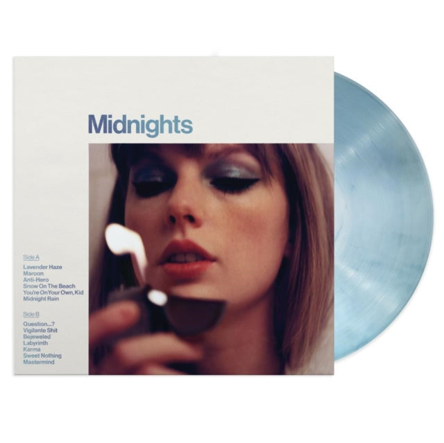 Evermore (Green Vinyl/2LP) & Red (Taylor's Version) (4LP) & Midnights (X) (Moonstone Blue LP Vinyl) & Fearless Platinum Edition