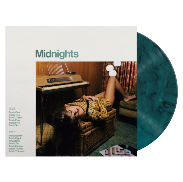Midnights (X) (Jade Green LP Vinyl) & Life Of A Showgirl (X) (Sweat & Vanilla Perfume Portofino Orange Glitter LP Vinyl)