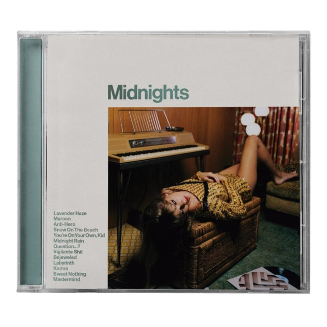 This is a 3 CD SKU bundle.
1.This CD is brand new.Format: CDMusic Style: Synth-popThis item's title is: Midnights (X) (Jade Green CD)Artist: Taylor SwiftLabel: REPUBLICBarcode: 602445790104Release Date: 10/21/2022
2.This CD is brand new.