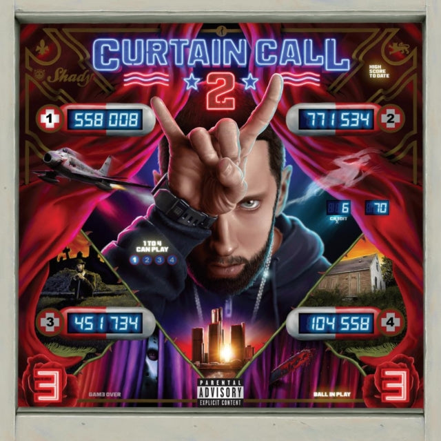 Music To Be Murdered By - Side B (X) (Deluxe Edition/Opaque Grey Vinyl/4LP) & Curtain Call 2 (2LP) & Stans Ost (X) (Ink Bleed Vinyl/2LP) & Curtain Call: Hits & Slim Shady LP