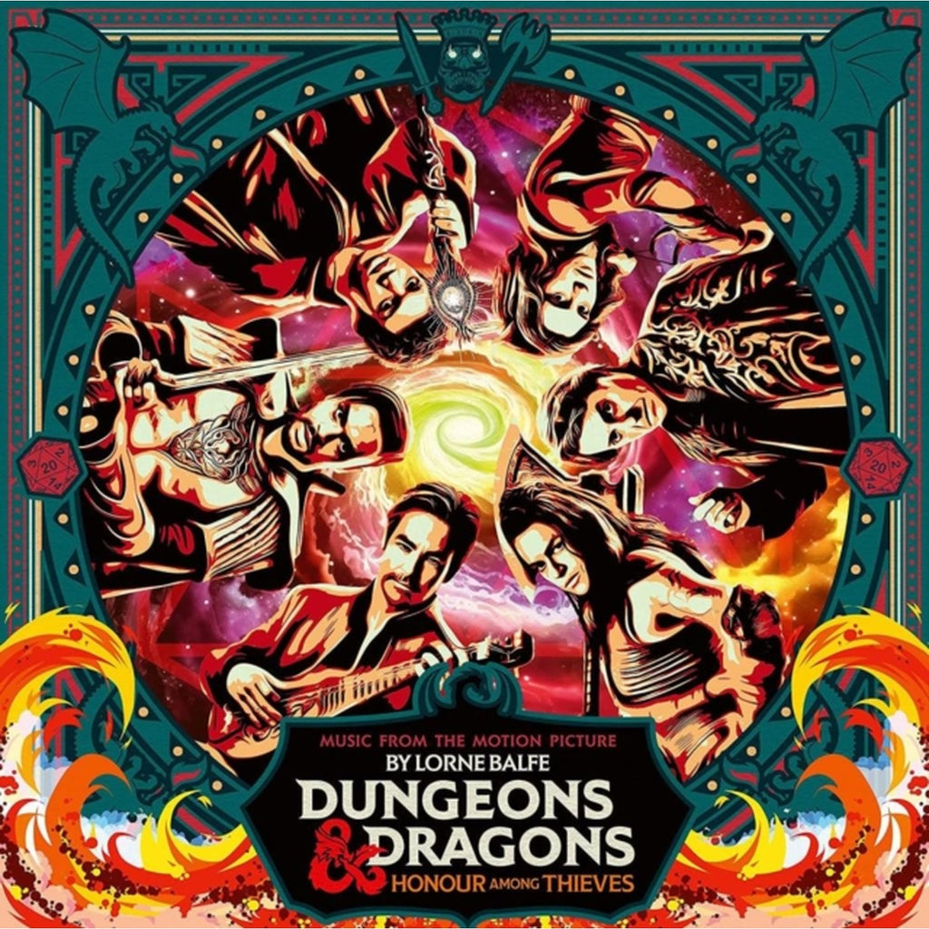 Dungeons & Dragons: Honour Among Thieves (Red W/ Black Dust Vinyl/2LP) & Dungeons & Dragons: Honor Among Thieves Ost (Dragon Fire Red/2LP) & Dungeons & Dragons: Honor Among Thieves Ost (2LP)
