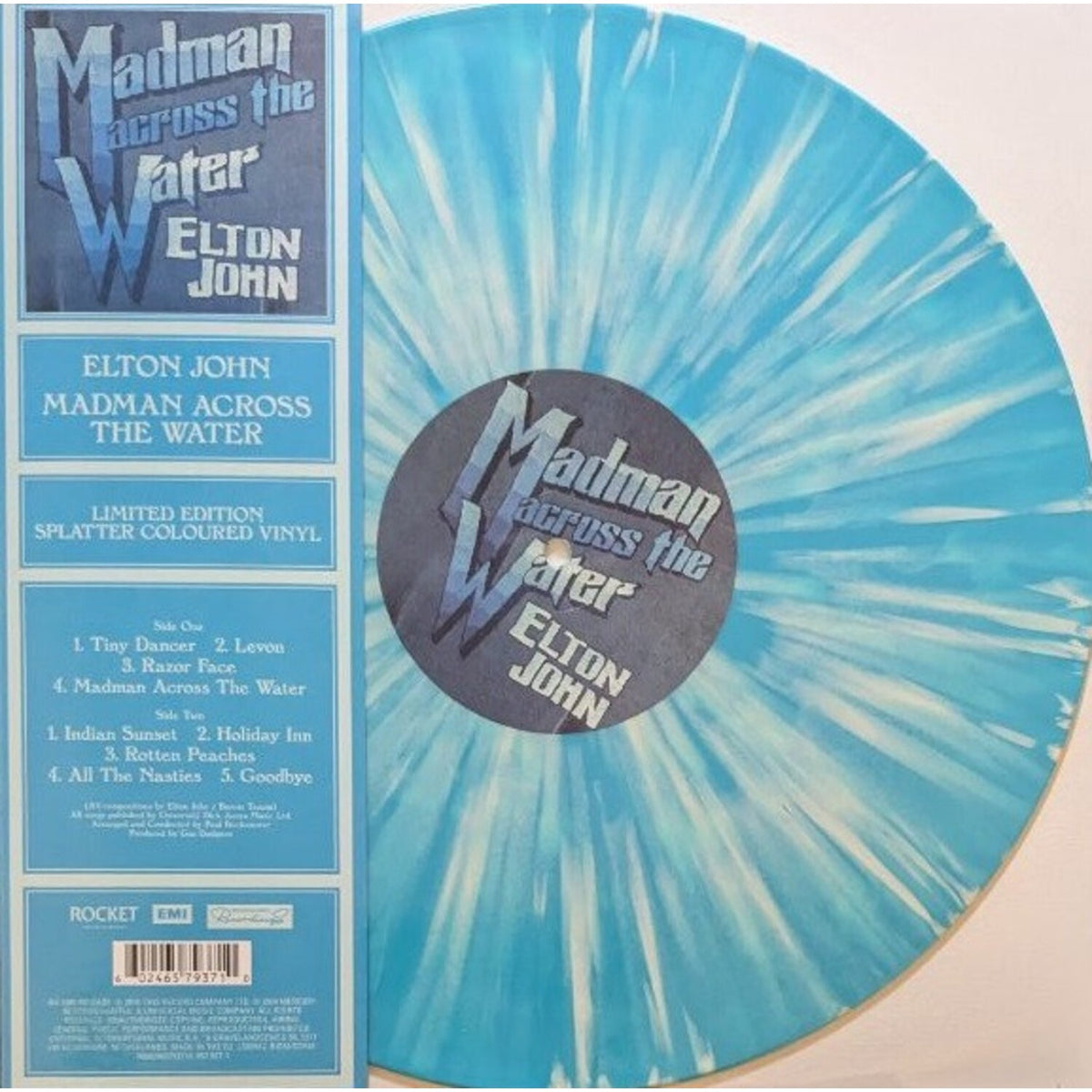 Elton John (Purple Splatter LP Vinyl/180G) & Madman Across The Water (Light Blue LP Vinyl/180G) & Don't Shoot Me I'm Only The Piano Player (Red Splatter LP Vinyl/180G) & Live At The Rainbow Theatre (180G) & Goodbye Yellow Brick Road & Diamonds (2LP)