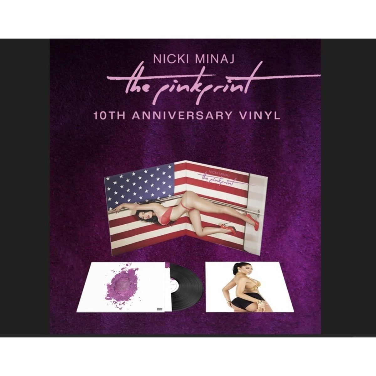 Pink Friday (10Th Anniversary/Pink Vinyl/2LP) & Queen Radio: Volume 1 (3LP) & Pinkprint (X) (10Th Anniversary) (2LP)