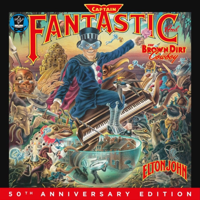 Don't Shoot Me I'm Only The Piano Player (Red Splatter LP Vinyl/180G) & Captain Fantastic & The Brown Dirt Cowboy (50Th Anniversary) (2LP) & Goodbye Yellow Brick Road