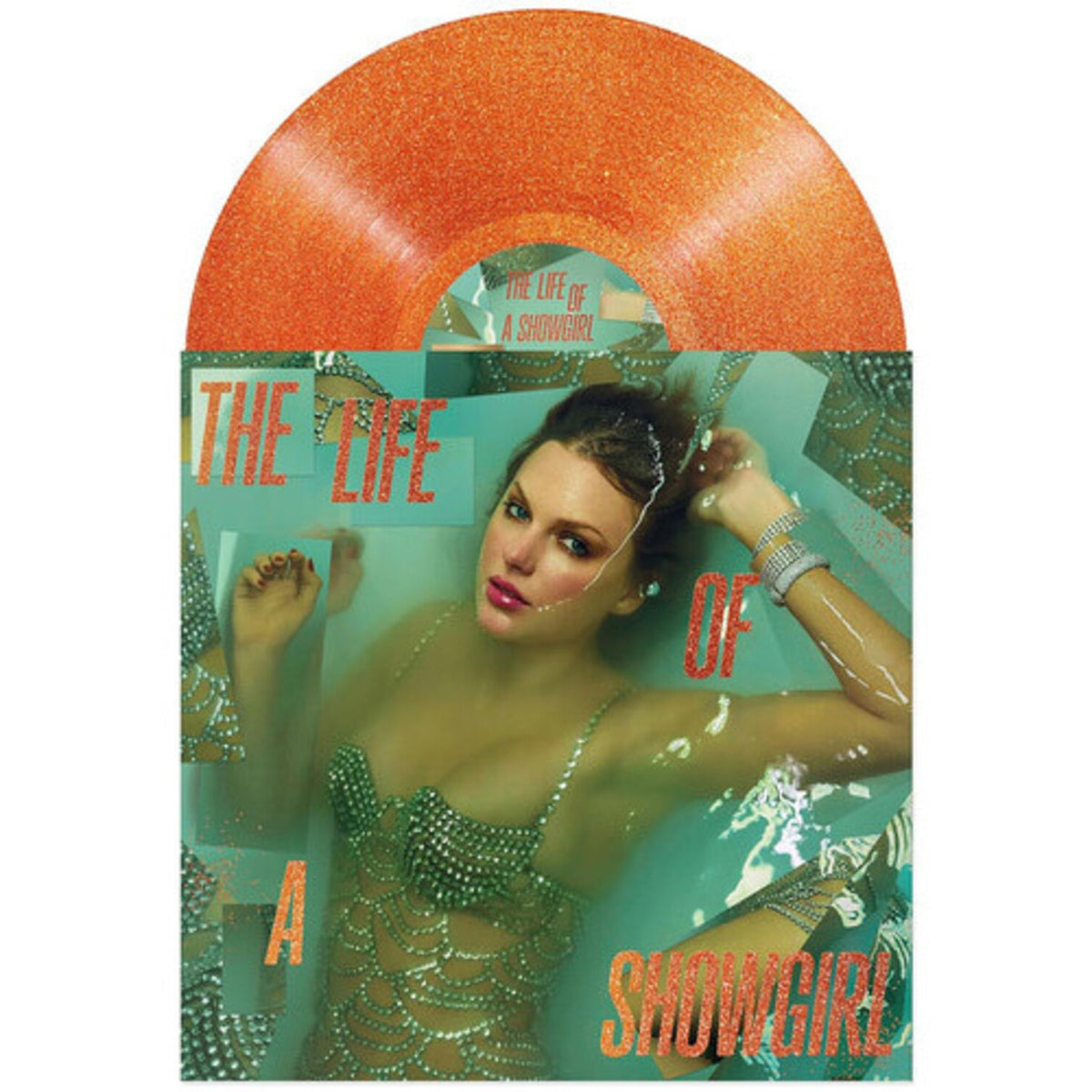 Red (Taylor's Version) (4LP) & Tortured Poets Department (X) (Ghosted White Vinyl/2LP/Manuscript- Bonus Track) & Life Of A Showgirl (X) (Sweat & Vanilla Perfume Portofino Orange Glitter LP Vinyl)