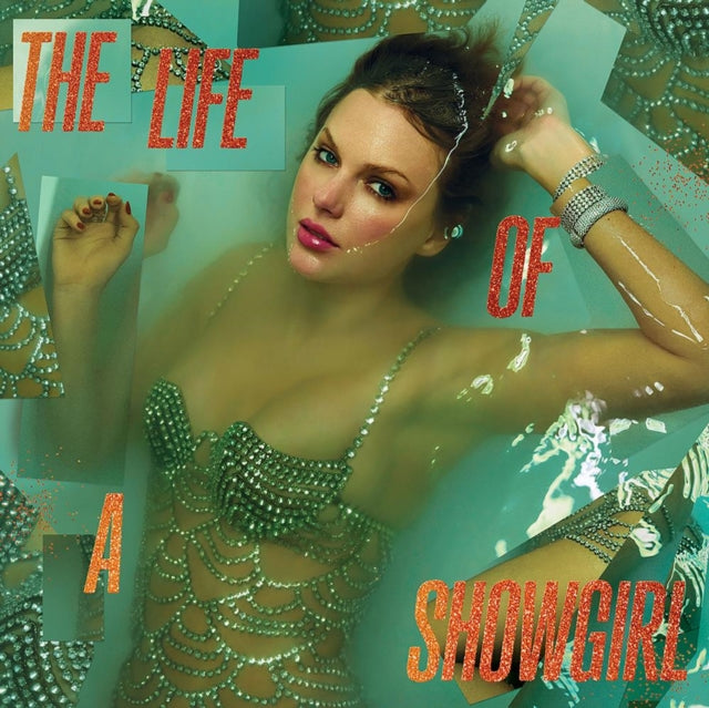 Midnights (X) (Jade Green LP Vinyl) & Life Of A Showgirl (X) (Sweat & Vanilla Perfume Portofino Orange Glitter LP Vinyl)