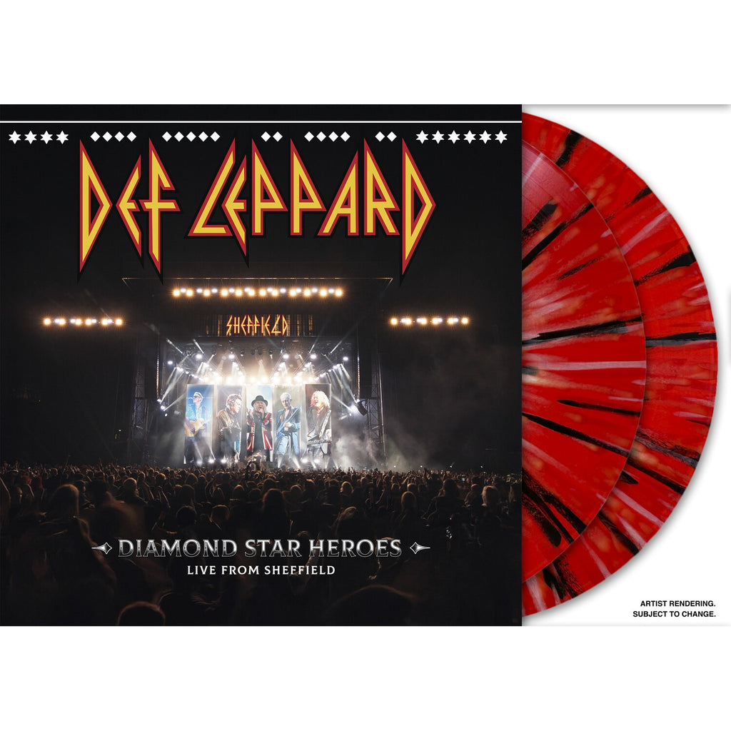 Diamond Star Halos (2LP) & Diamond Star Heroes: Live From Sheffield (Multicolor Splatter Vinyl/2LP) & Euphoria (2LP) & Story So Far: The Best Of Def Leppard (2 LP)