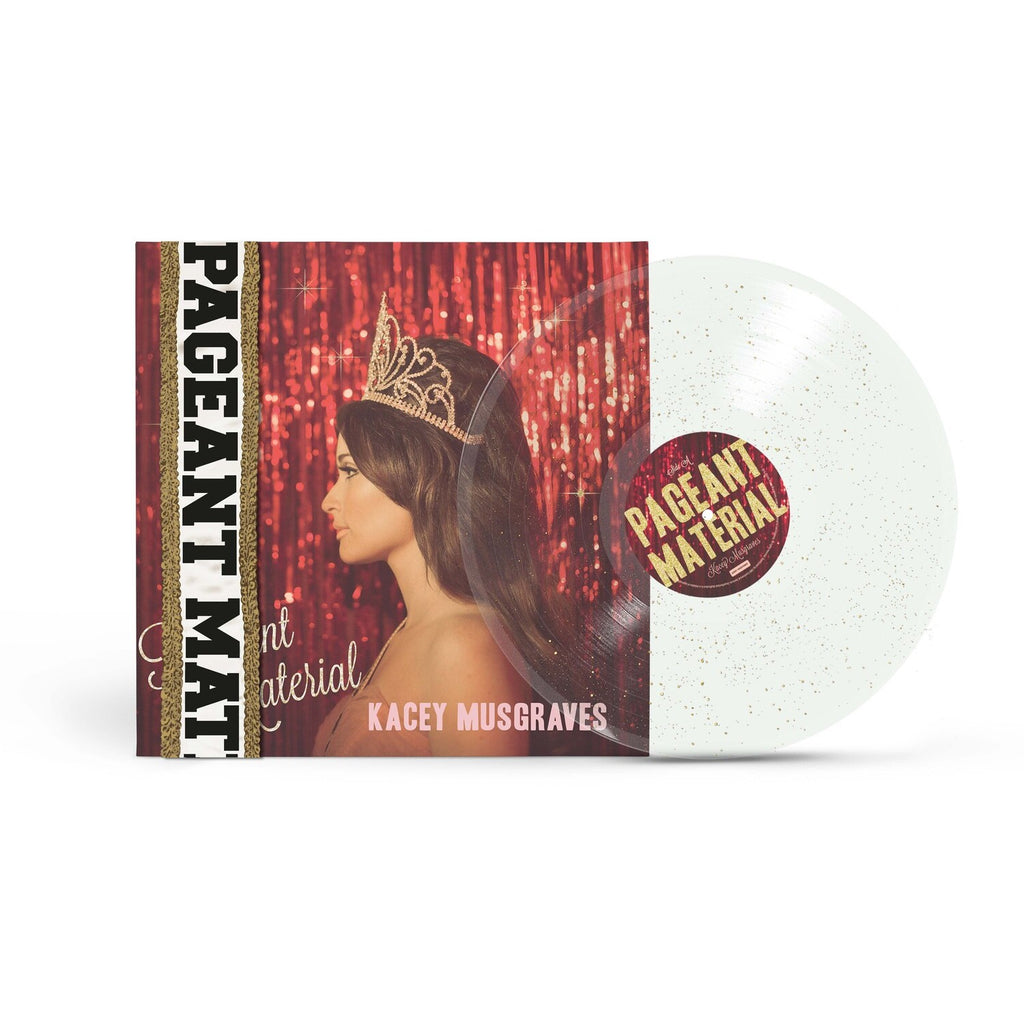 Pageant Material (10 Year Anniversary) (Clear Gold Glitter LP Vinyl) & Kacey Musgraves Christmas Show (White LP Vinyl)