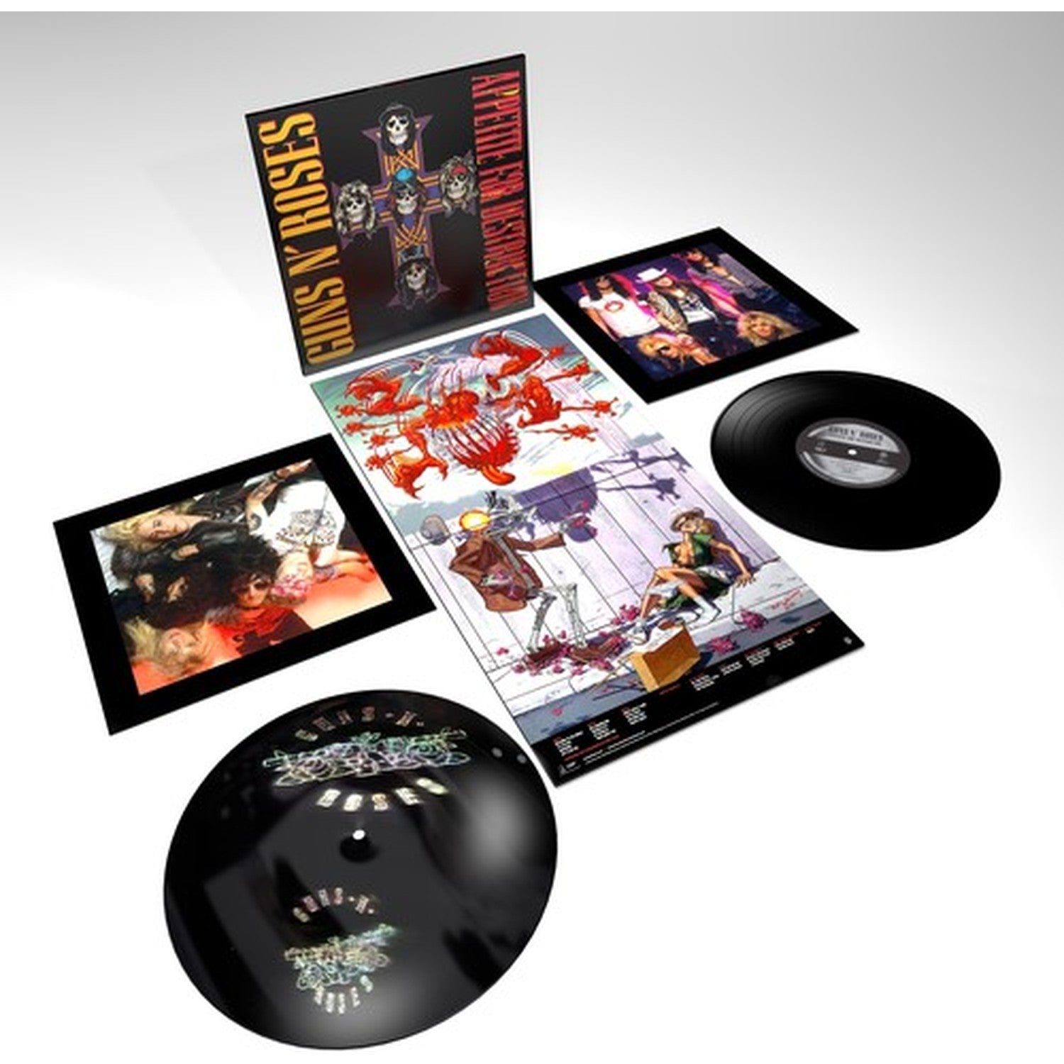 Use Your Illusion I (X) (2LP) & Use Your Illusion Ii (X) (2LP) & Live Era '87-'93 (Deluxe/180G/4LP) & Greatest Hits (2LP) & Appetite For Destruction (2LP)