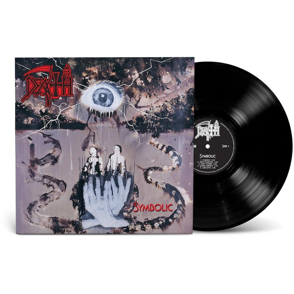 Symbolic & Scream Bloody Gore (Neon Violet, Bone White & Red  Tri Color Merge With Splatter LP Vinyl) & Human (Bone White, Blue Jay & Gold Tri Color Merge With Splatter LP Vinyl) & Spiritual Healing