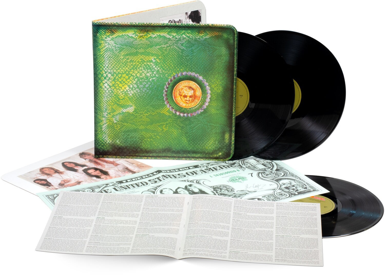 Alice Cooper - Live From The Astroturf (Glow-In-The-Dark LP Vinyl/DVD) & Billion Dollar Babies (50Th Anniversary/Deluxe/3LP)