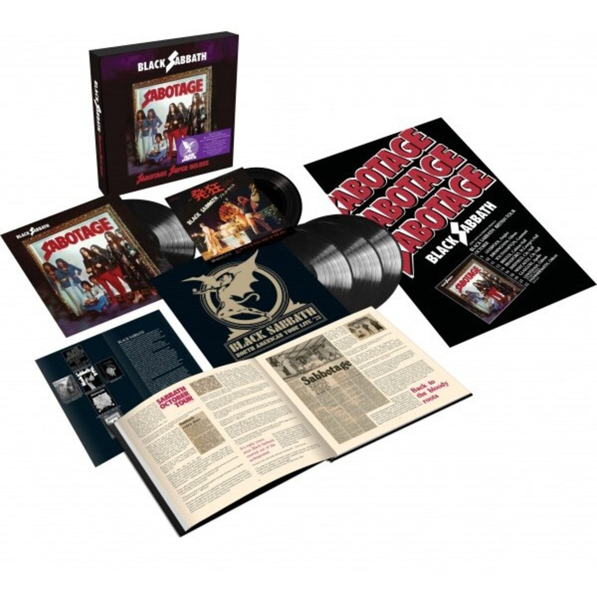 Sabbath Bloody Sabbath (180G) & Paranoid (180G) & Paranoid & Sabotage (Super Deluxe Edition/4LP/7Inch) & Mob Rules (Deluxe/2LP)