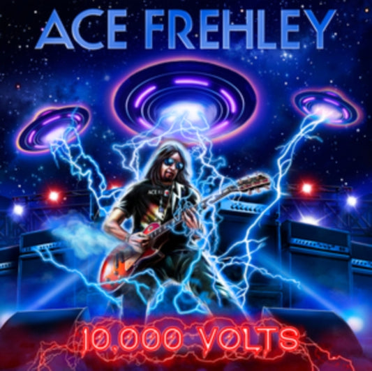 10,000 Volts (Edge Only Splatter/Metal Gym Locker/Red Splatter LP Vinyl) & 10,000 Volts (Orange Tabby LP Vinyl) & Frehley's Comet (Red & Blue Hand Poured Effect LP Vinyl)