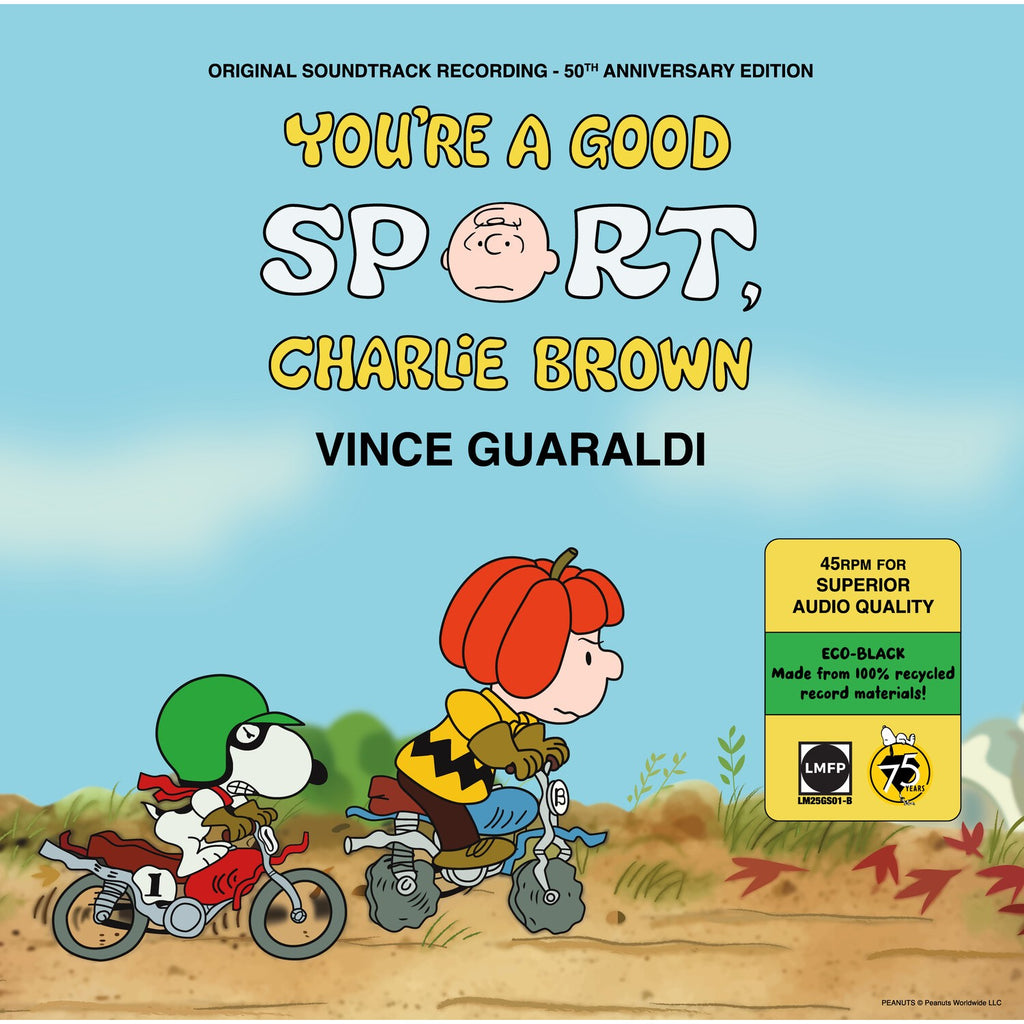 You're A Good Sport, Charlie Brown (45RPM/Eco-Black LP Vinyl/Ost/50Th Anniversary) & It's The Great Pumpkin, Charlie Brown (Translucent Orange Pumpkin Shaped 33 1/3RPM LP Vinyl)