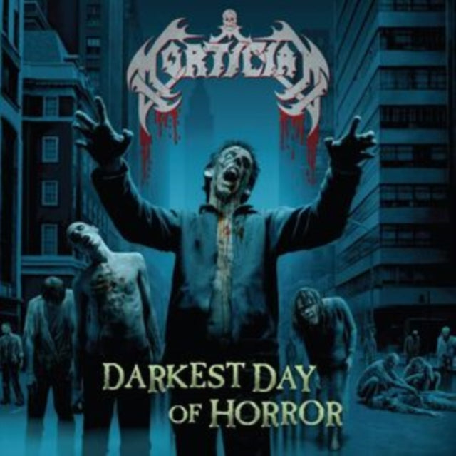 Zombie Apocalypse (Sea Blue With White, Bone White & Gold Splatter LP Vinyl) & Darkest Day Of Horror (Sea Blue With Splatter  LP Vinyl)