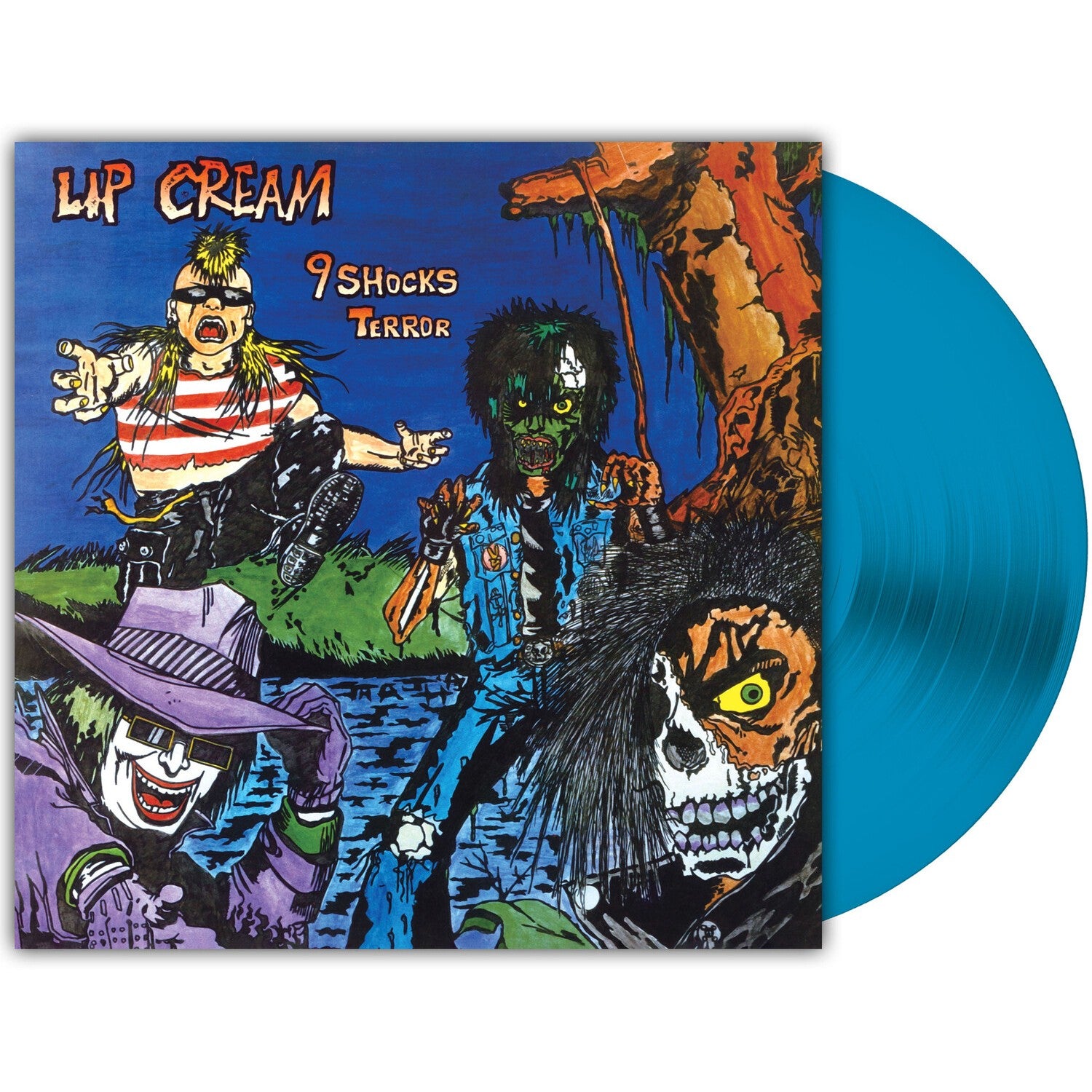 Kill Ugly Pop (Royal Blue LP Vinyl) & 9 Shocks Terror (Royal Blue LP Vinyl) & Close To The Edge (Orange LP Vinyl) & Thrash Til Death (Milky Clear LP Vinyl) & Big Foot Cassette (Highlighter Yellow LP Vinyl)