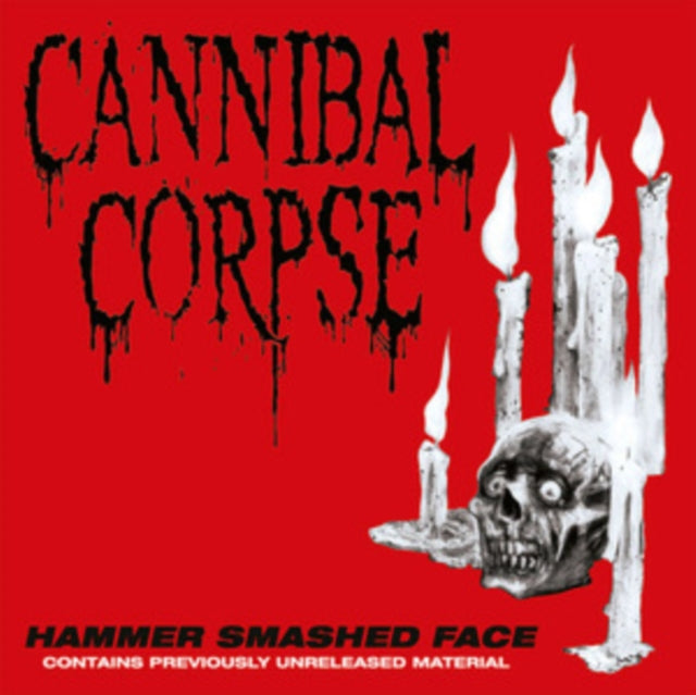 Butchered At Birth & Hammer Smashed Face & Hammer Smashed Face (Clear W/ Red Splatter LP Vinyl)