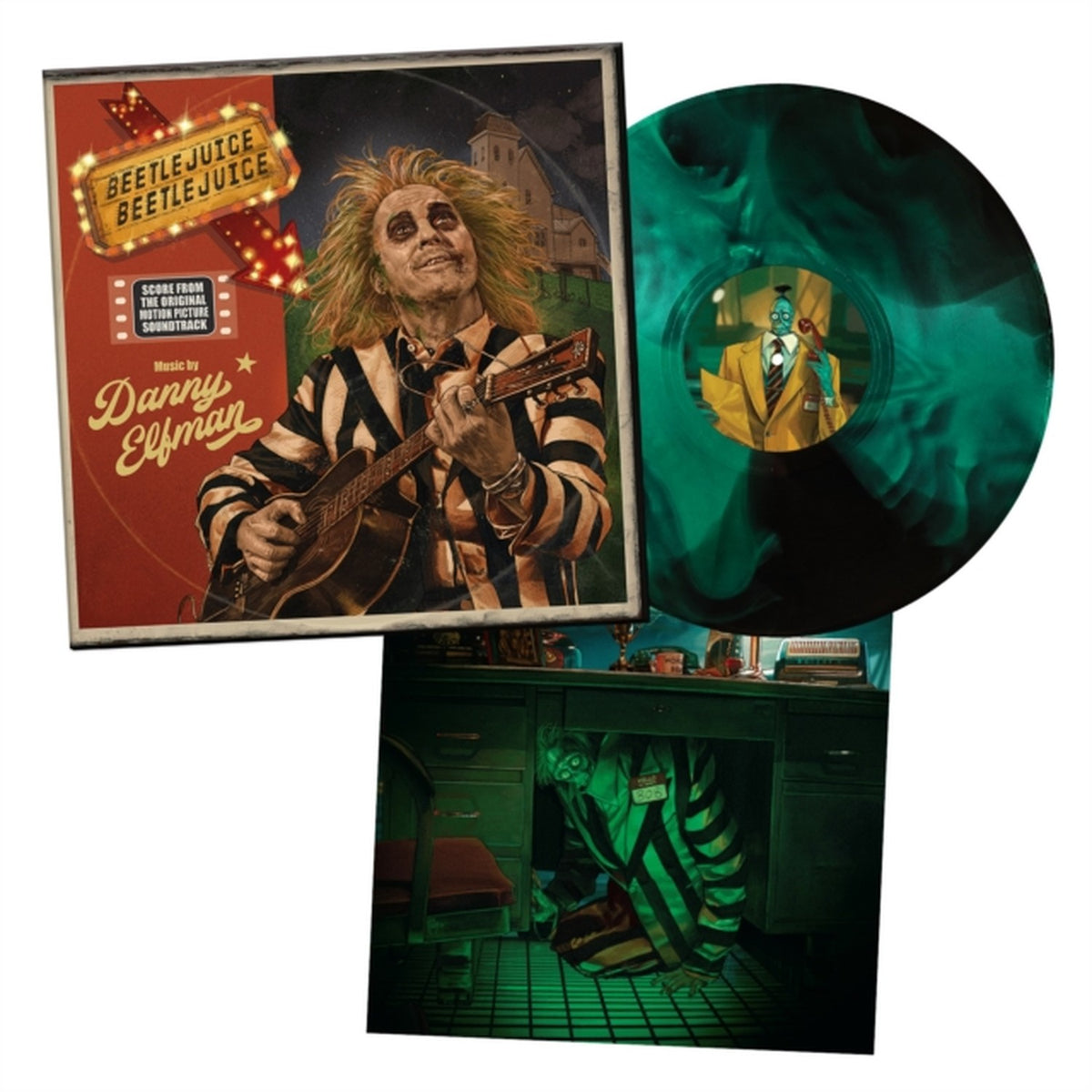 Pee-Wee's Big Adventure Ost (Red LP Vinyl) & Spider-Man 2 Ost (20Th Anniversary) & Beetlejuice Beetlejuice (Score Album)