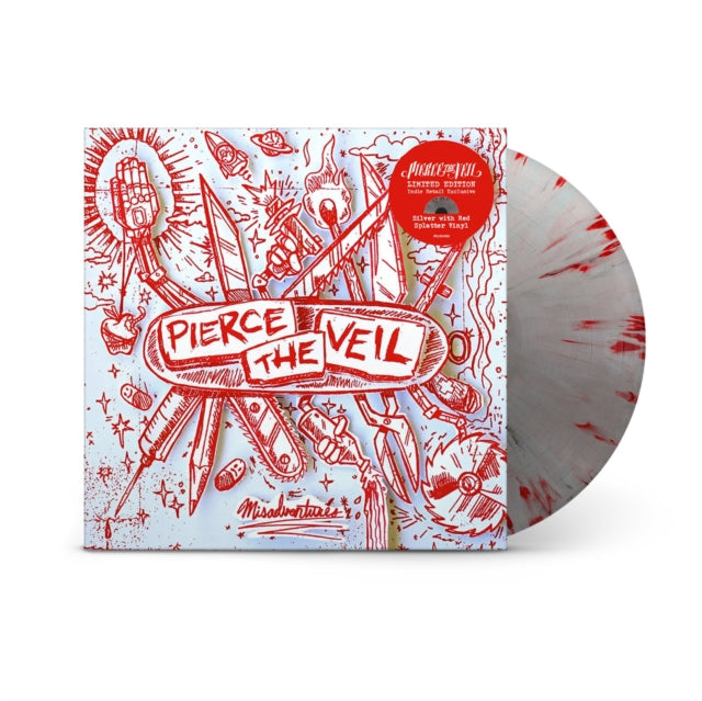 Collide With The Sky & Misadventures (Silver With Red Splatter LP Vinyl)