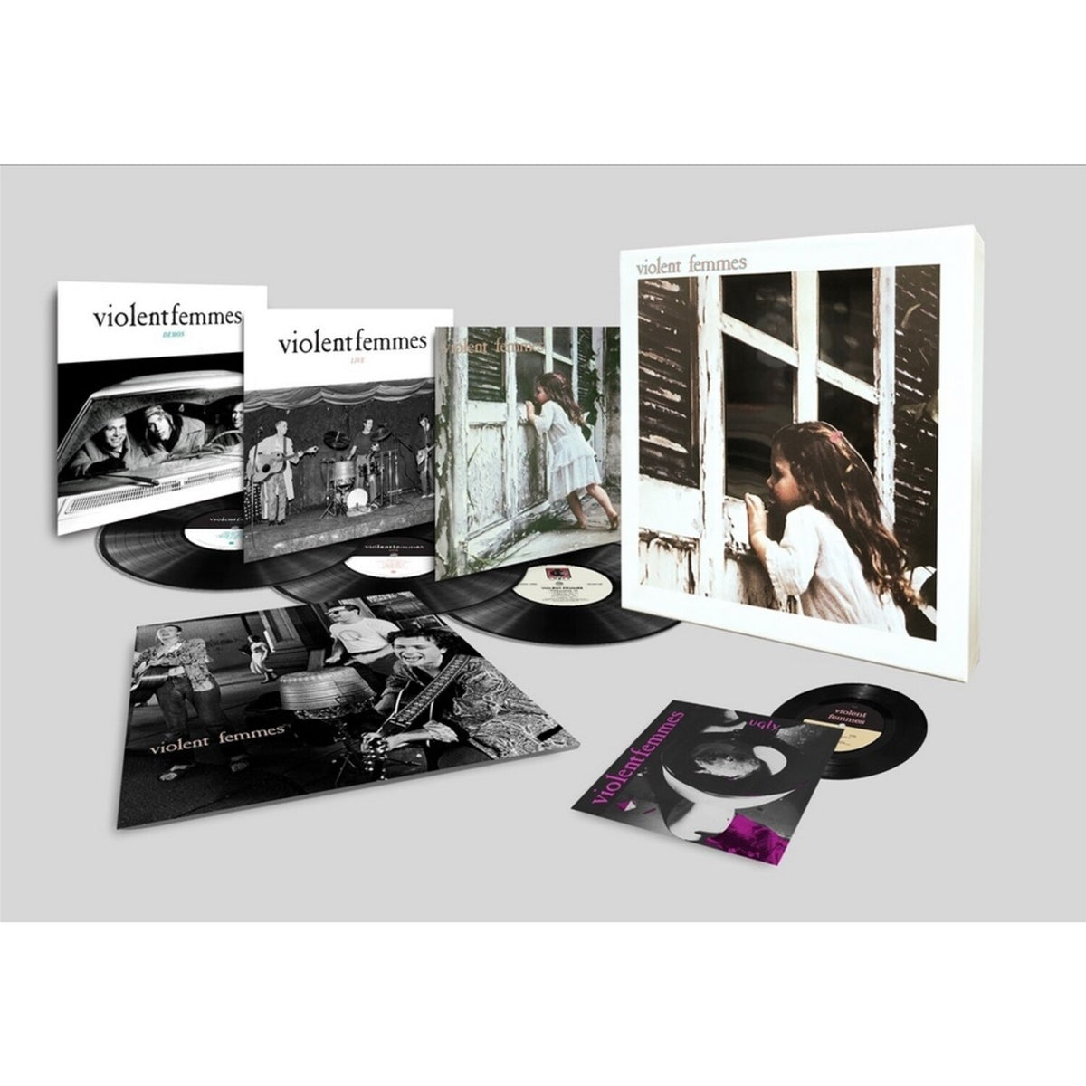 Violent Femmes & Permanent Record: The Very Best Of Violent Femmes (Coke Bottle Clear Vinyl/2LP) & Violent Femmes (Deluxe) (3LP/7 Inch)