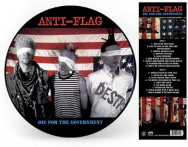 Anti-Flag - 17 Song Demo & Die For The Government (Picture Disc) & Bright Lights Of America (2LP/180G/Solid White Vinyl) & Bright Lights Of America (2LP/180G/Blue Vinyl)