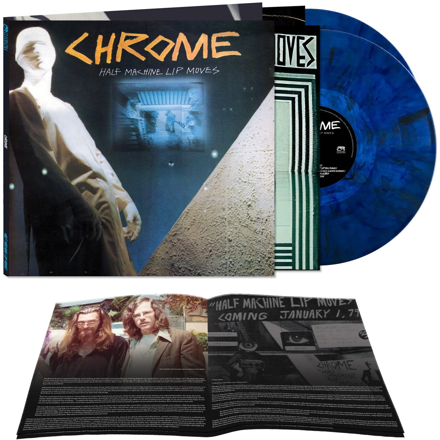 Half Machine Lip Moves (Deluxe/Limited Edition/Blue Marble Vinyl/2LP) & Visitation (50Th Anniversary Edition)