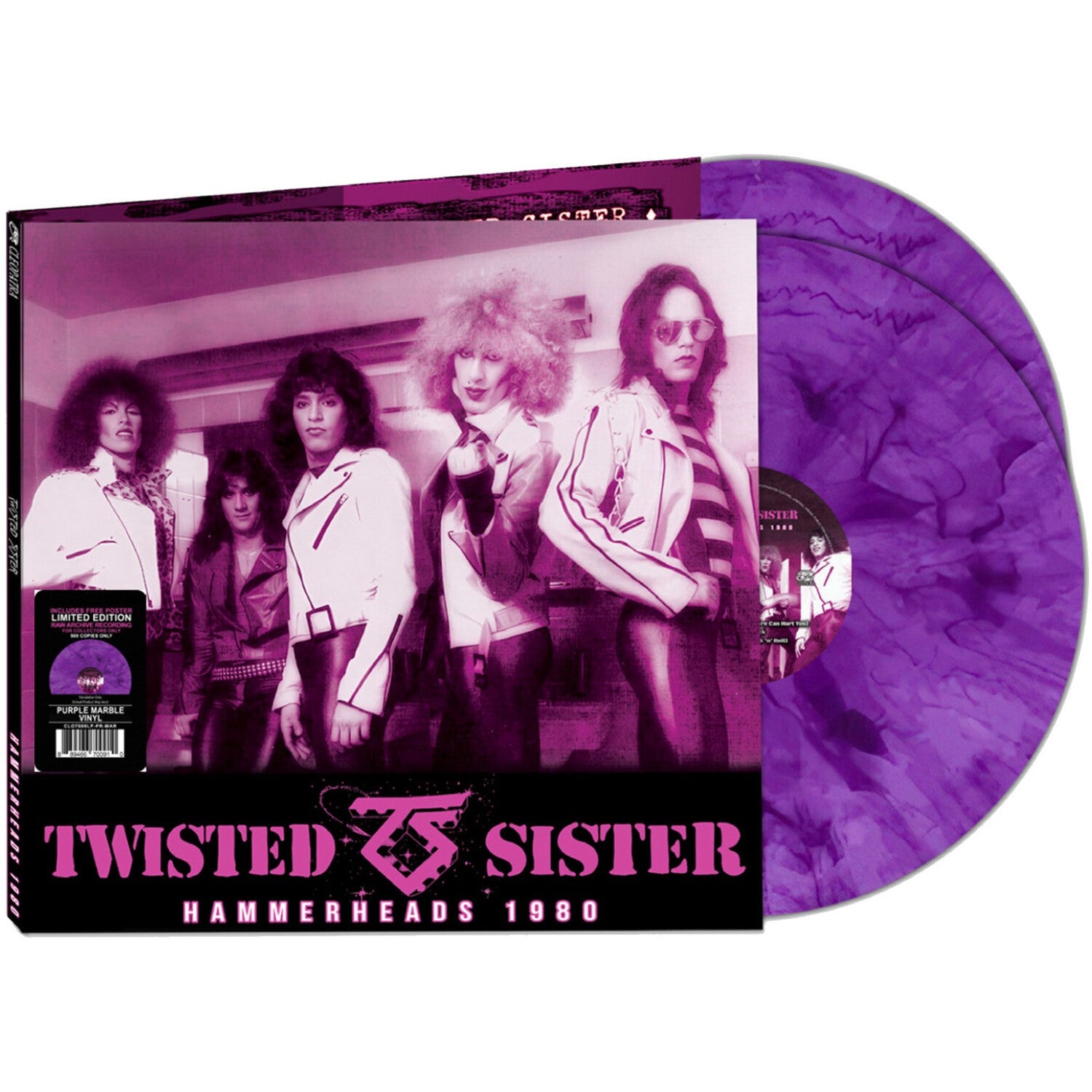 Greatest Hits (Clear Red Vinyl/Limited Anniversary Edition/2LP) & Hammerheads 1980 (Purple Marble Vinyl/2LP)