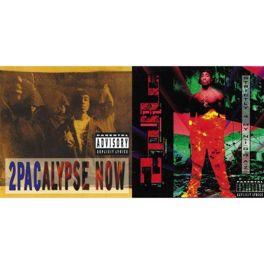 This is a 2 LP Vinyl SKU bundle.
1.This LP Vinyl is brand new.Format: LP VinylMusic Style: GangstaThis item's title is: 2Pacalypse NowArtist: 2PacLabel: INTERSCOPEBarcode: 602527949857Release Date: 11/11/2016
2.This LP Vinyl is brand new.