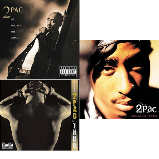 This is a 3 CD SKU bundle.
1.This CD is brand new.Format: CDMusic Style: GangstaThis item's title is: Me Against WorldArtist: 2PacLabel: INTERSCOPEBarcode: 012414163622Release Date: 7/18/2011
2.This CD is brand new.